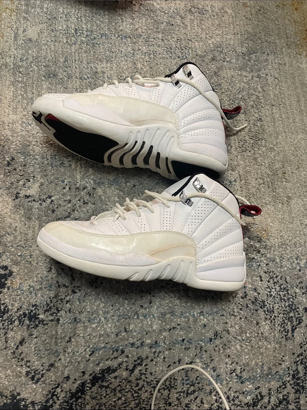 Jordan 12 “Rising Sun” High-Top Basketball Sneakers